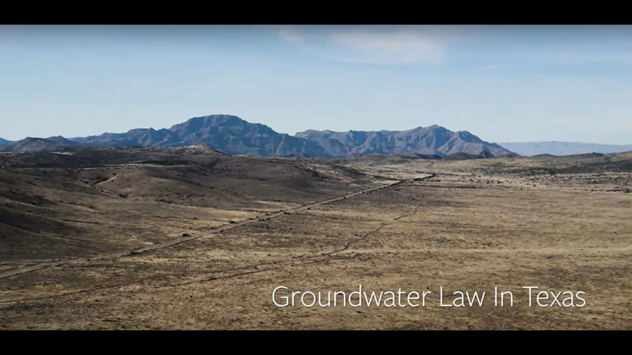Groundwater Law in Texas