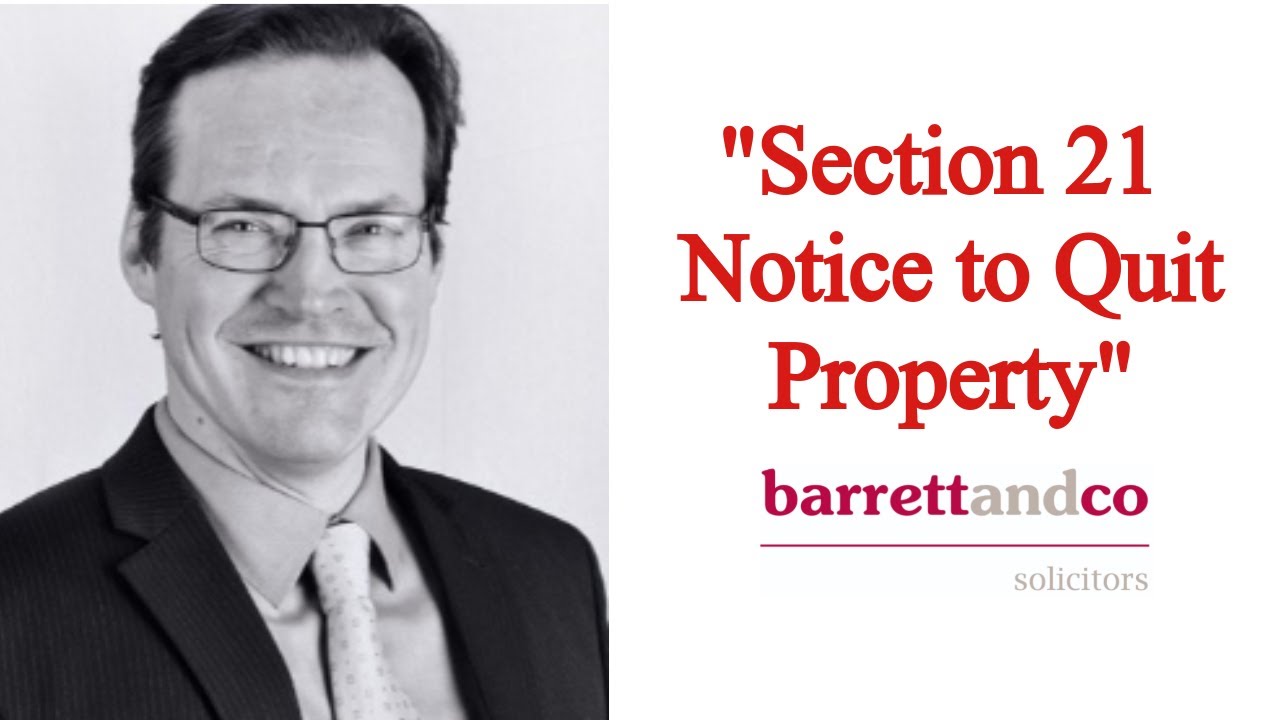 Section 21 notice possession or eviction