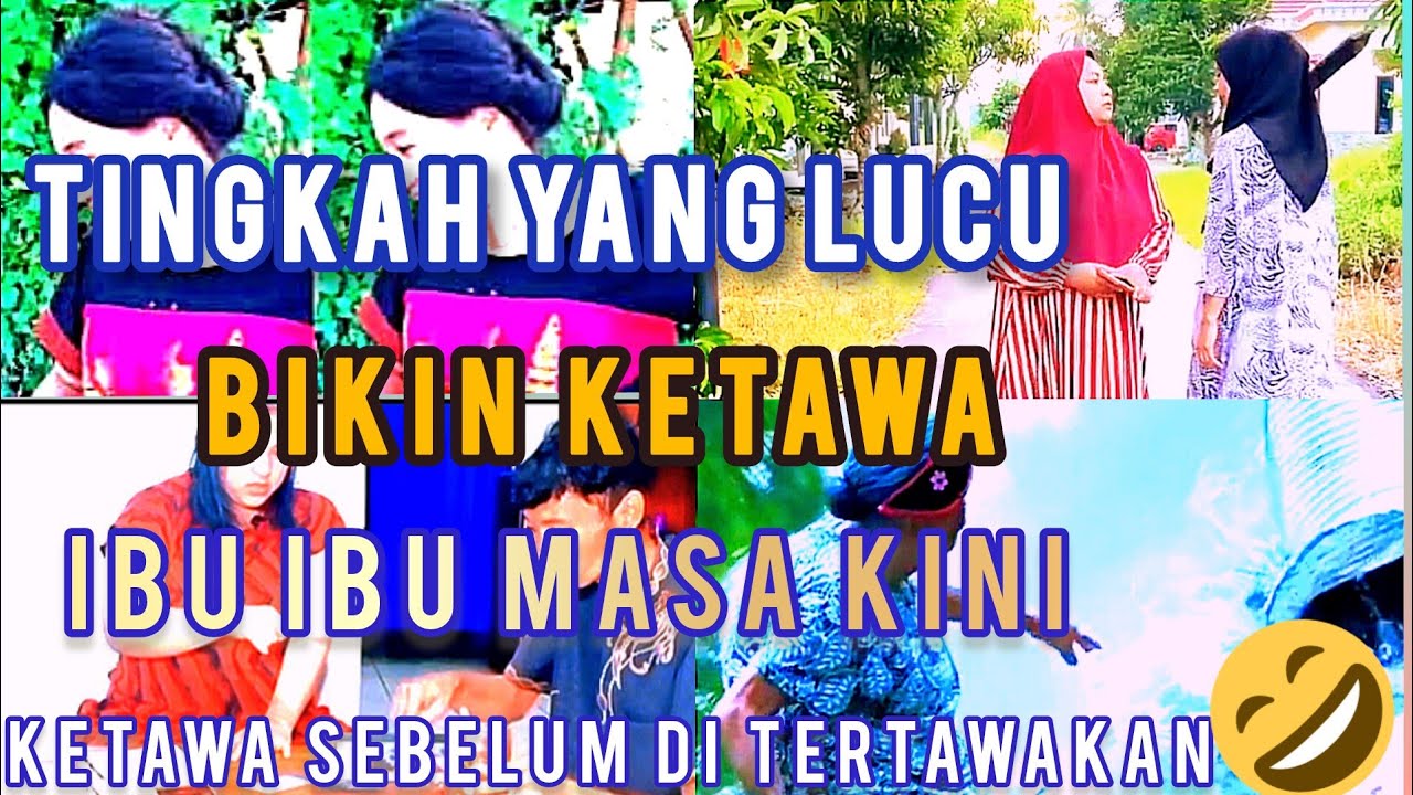 ibu ibu ini kalo dah bertingkah bikin ngakak semua orang‼️ funny vidio lucu