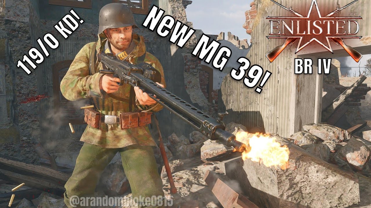 Enlisted; New MG 39 Gameplay!! - Wehrmacht Tier IV PS5 Gameplay