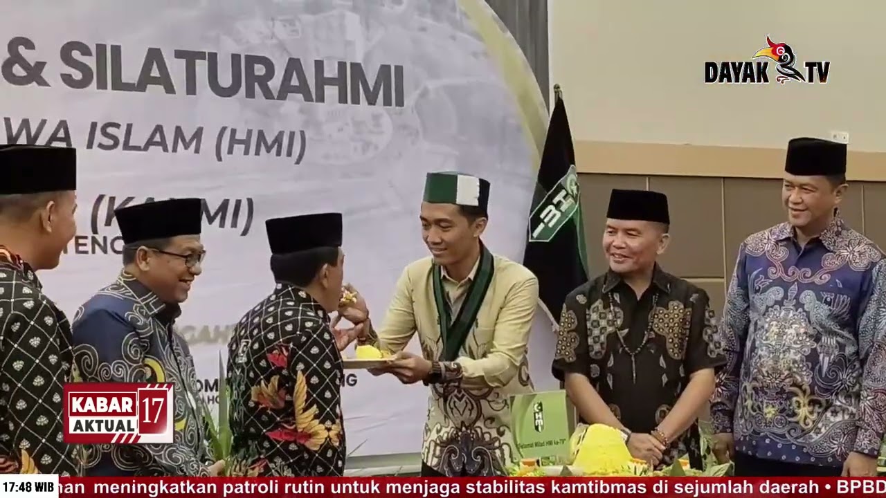 WAKET III DPRD KALTENG HADIRI MILAD HMI KE 79 SEKALIGUS SILAHTURAHMI HMI DAN KAHMI KALTENG -KABAR 17