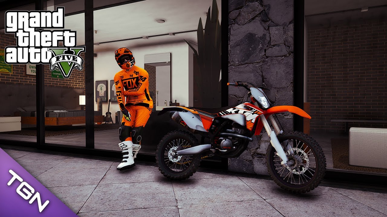 GTA V - 2012 KTM EXC-F 250 Enduro [Add-On] (Download)