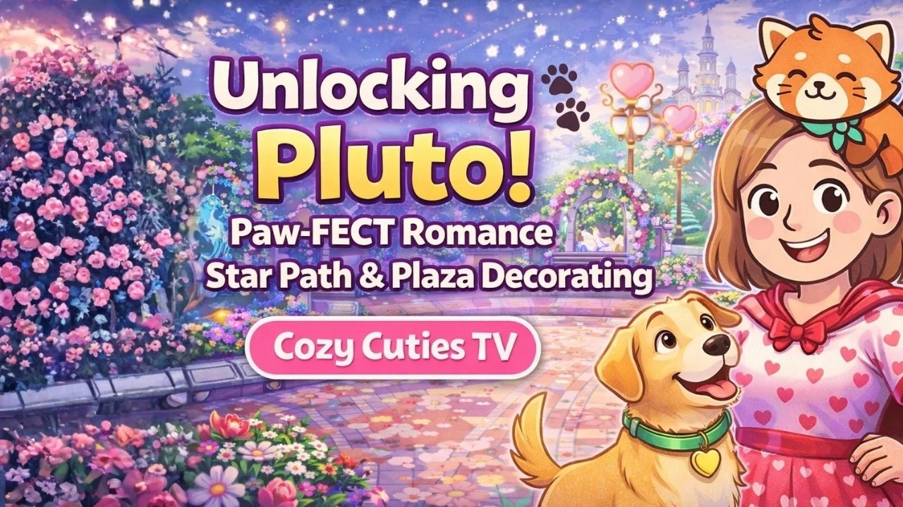 Unlocking Pluto! 🐾 Paw-FECT Romance Star Path & Plaza Decorating