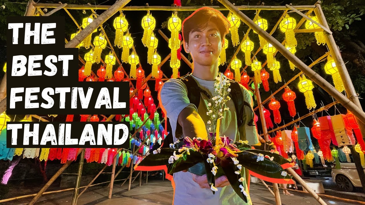 The BEST Authentic Loy Krathong Festival in THAILAND, Chiang Mai 2021.