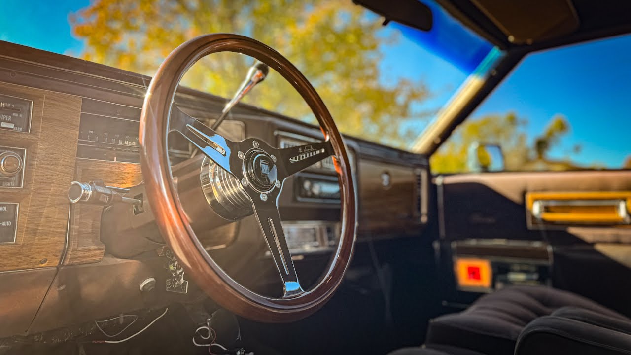 Nardi* Steering Wheel Install 1983 Cadillac Fleetwood Brougham d'Elegance Lowrider