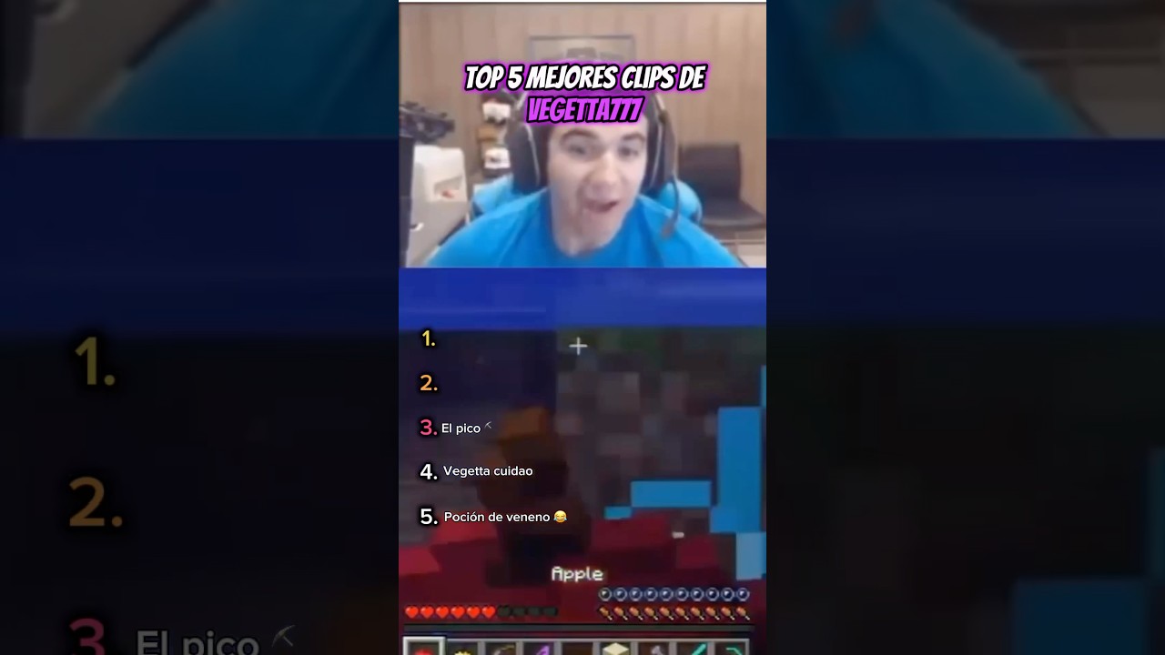 TOP 5 CLIPS de VEGETTA777 que TODO ESPA&Ntilde;OL RECUERDA 🇪🇸🔥