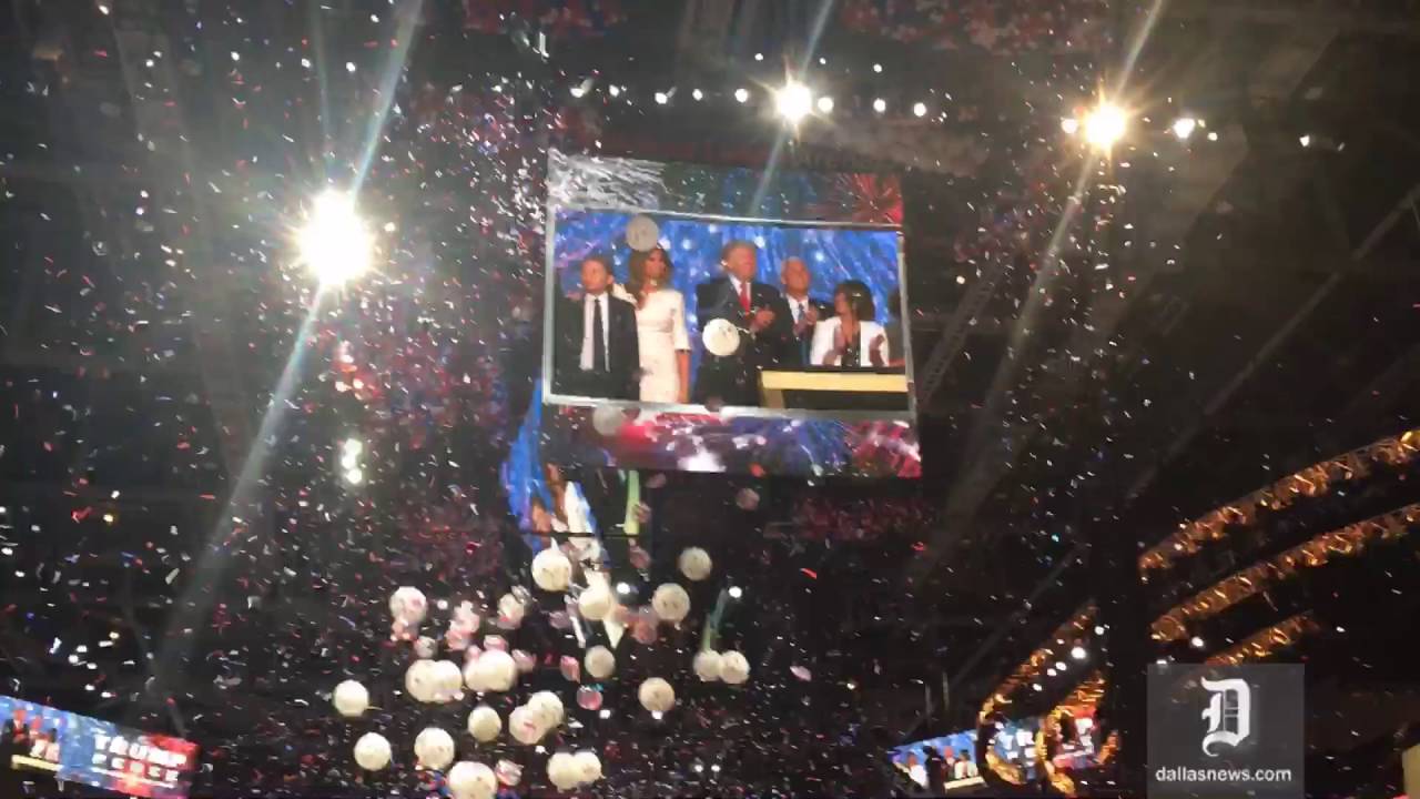 Balloons Drop at the 2016 GOP Convention
