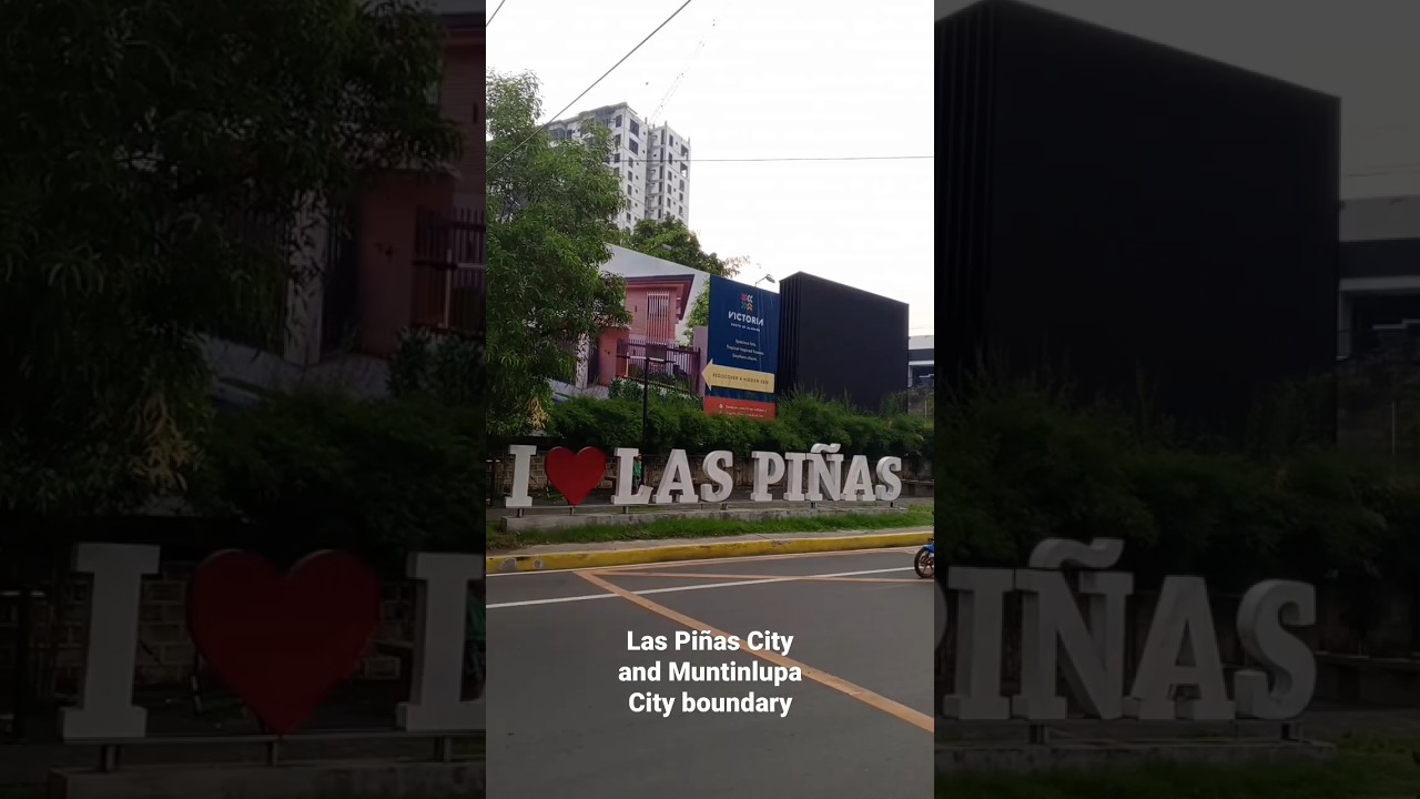las piñas city and muntinlupa city boundary daanghari road