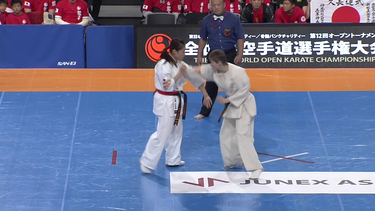 【新極真会】Court1 2nd Round5 woman Sayaka Kato vs Alona Veresniak The 12th World Karate Championship