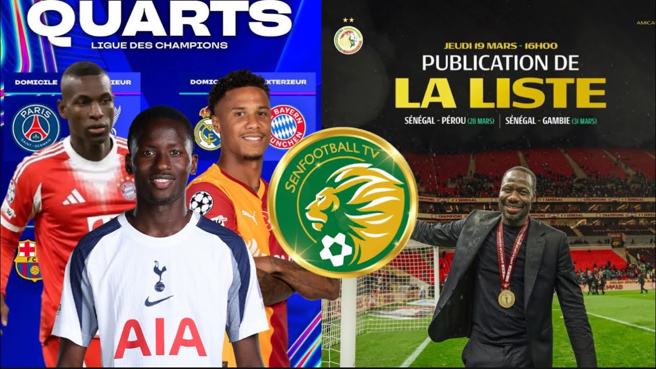 La Liste de Pape Thiaw très attendue demain ! Pape Matar et Jakobs éliminé et Jackson face au Real 