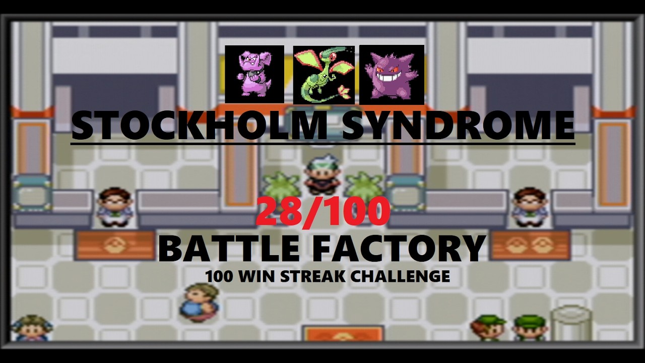 GET ME OUTTA HERE! POKEMON EMERALD - BATTLE FACTORY 100 WIN STREAK ATTEMPTS