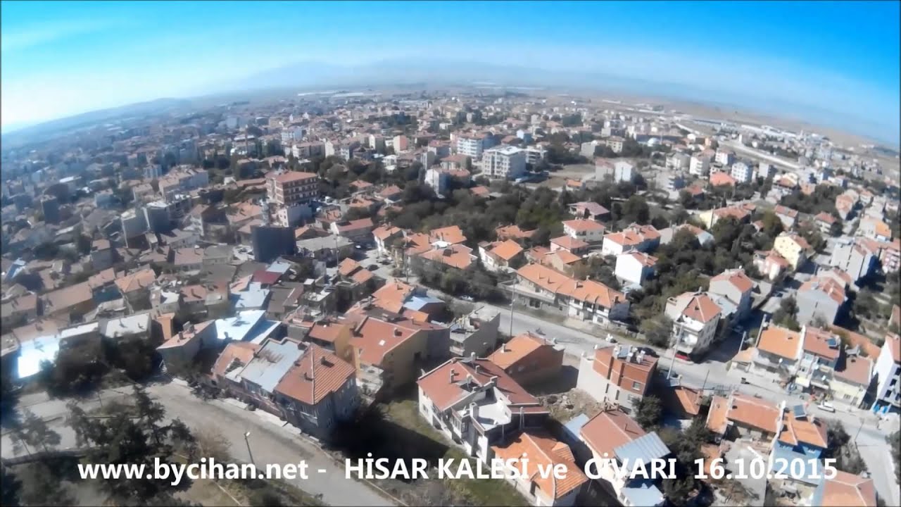 SANDIKLI HİSAR KALESİ HAVADAN ÇEKİM