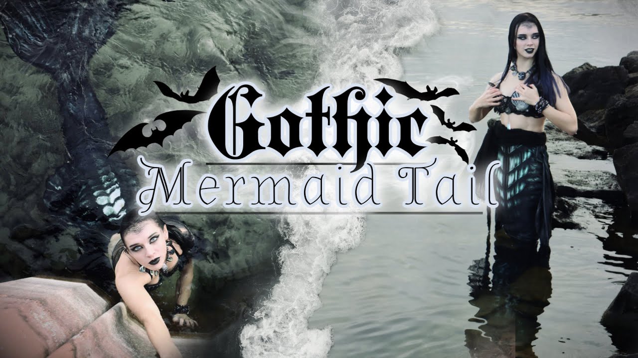 MoonSong Magic Mermaid Tail Review 2022 (an honest review of that Gothic Black fabric tail I got )