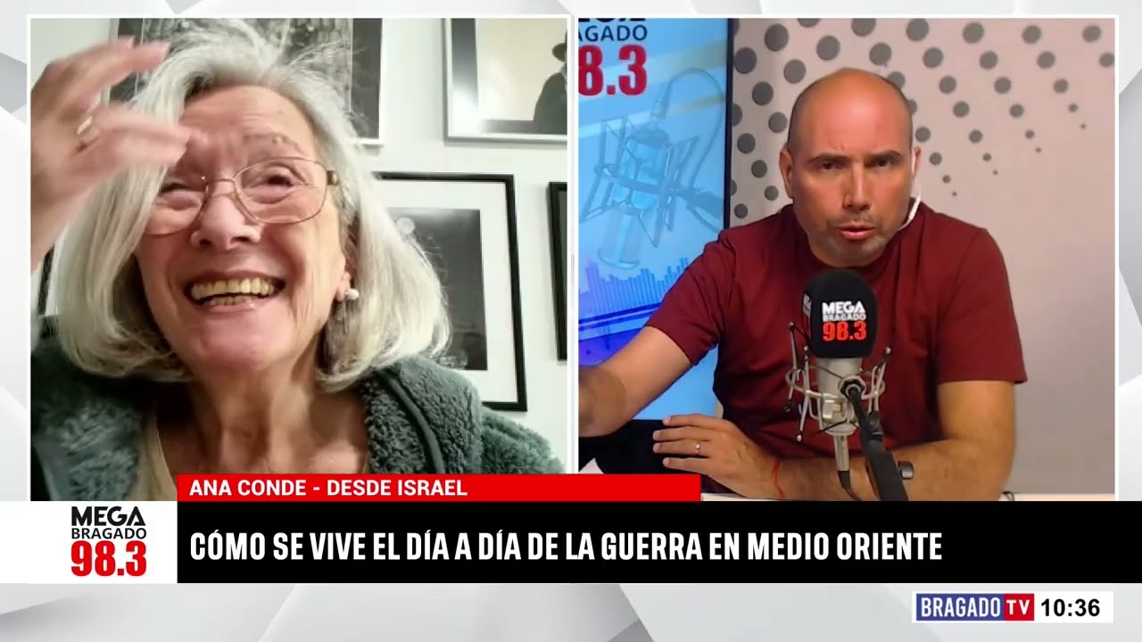 ANA CONDE   DESDE ISRAEL - CÓMO SE VIVE EL DÍA A DÍA DE LA GUERRA EN MEDIO ORIENTE