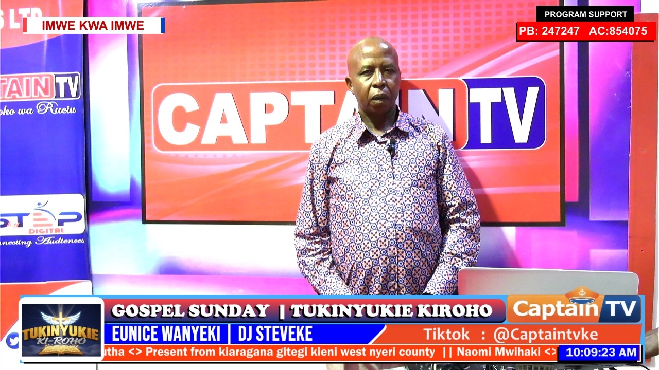 | ON AIR | GOSPEL SUNDAY | TUKINYUKIE KIROHO | ANDREANO CHEGE  |  POET
