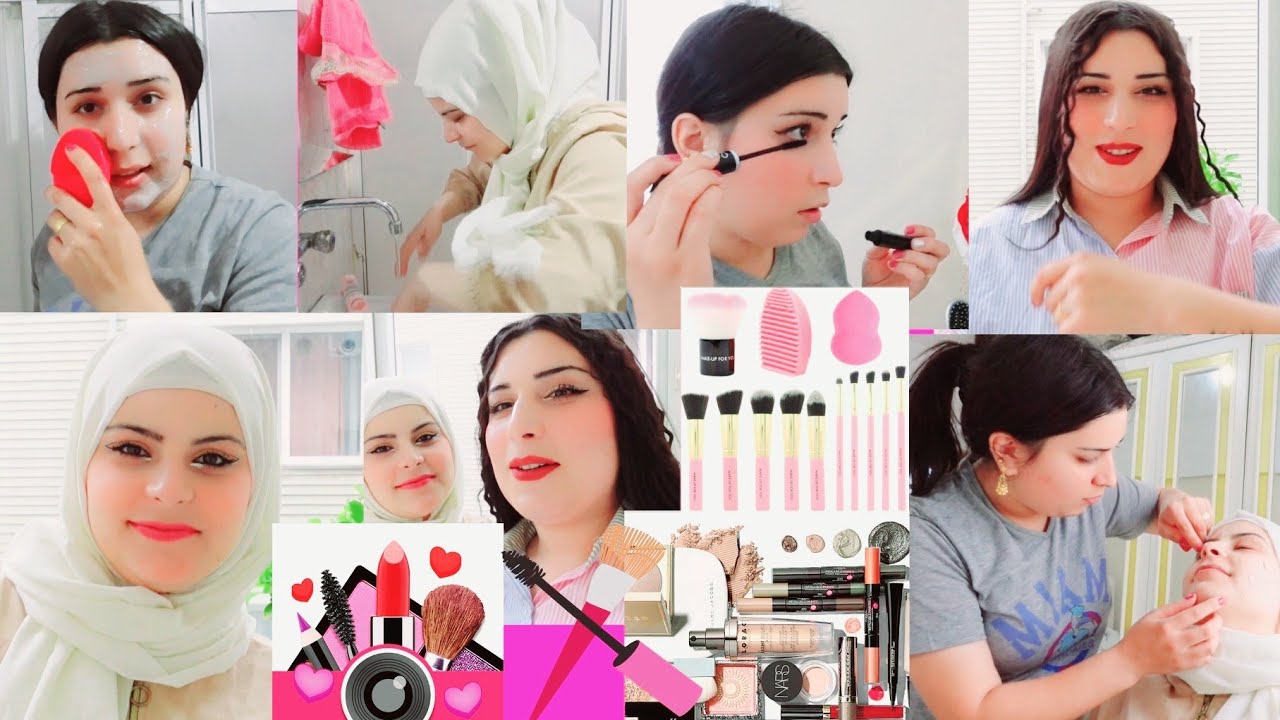 كيف منحضر حالنا للتصوير مكياجنا وشعرنا  (روشين) وتولين 💄💄