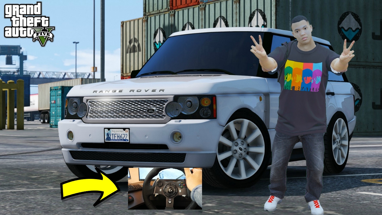 KEGAMINGTV GTA 5 REAL LIFE MOD#17 RANGE ROVER UBER DRIVER JOB