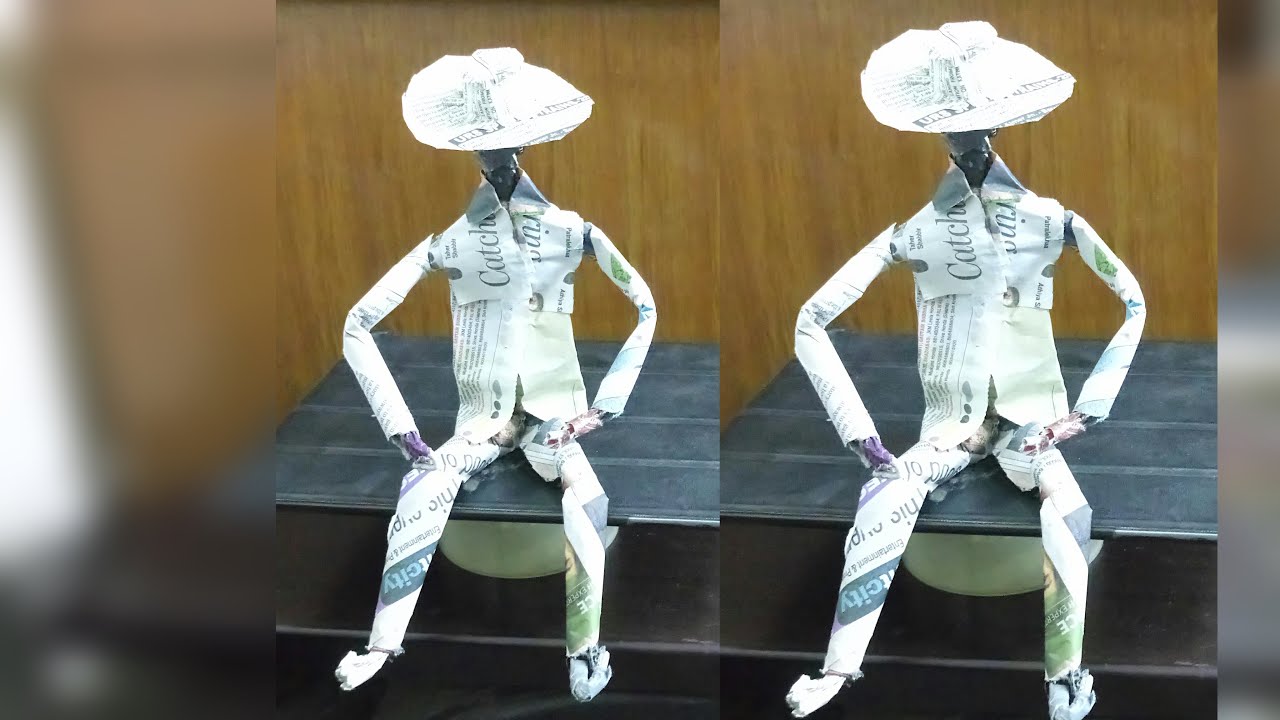 Paper Cowboy l How To Make Paper Cowboy I Easy Paper Craft l