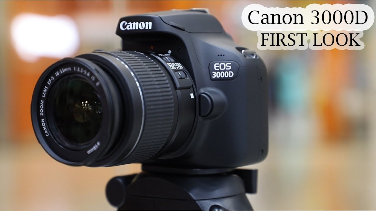 CANON EOS 3000D FIRST LOOK || EOS 3000D  Rebel T100  BRIEF REVIEW || TUTORIAL IN HINDI