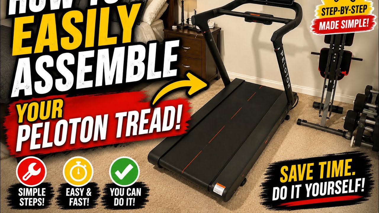 How to Assemble Your Peloton Tread #peloton #assemble #diy
