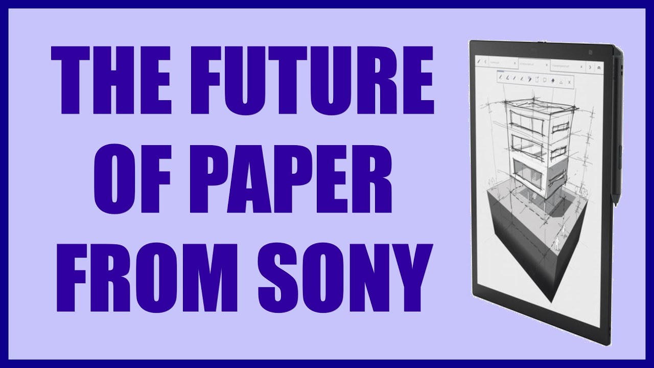 Sony Digital Paper Tablet DPT-RP1 -- REVIEW