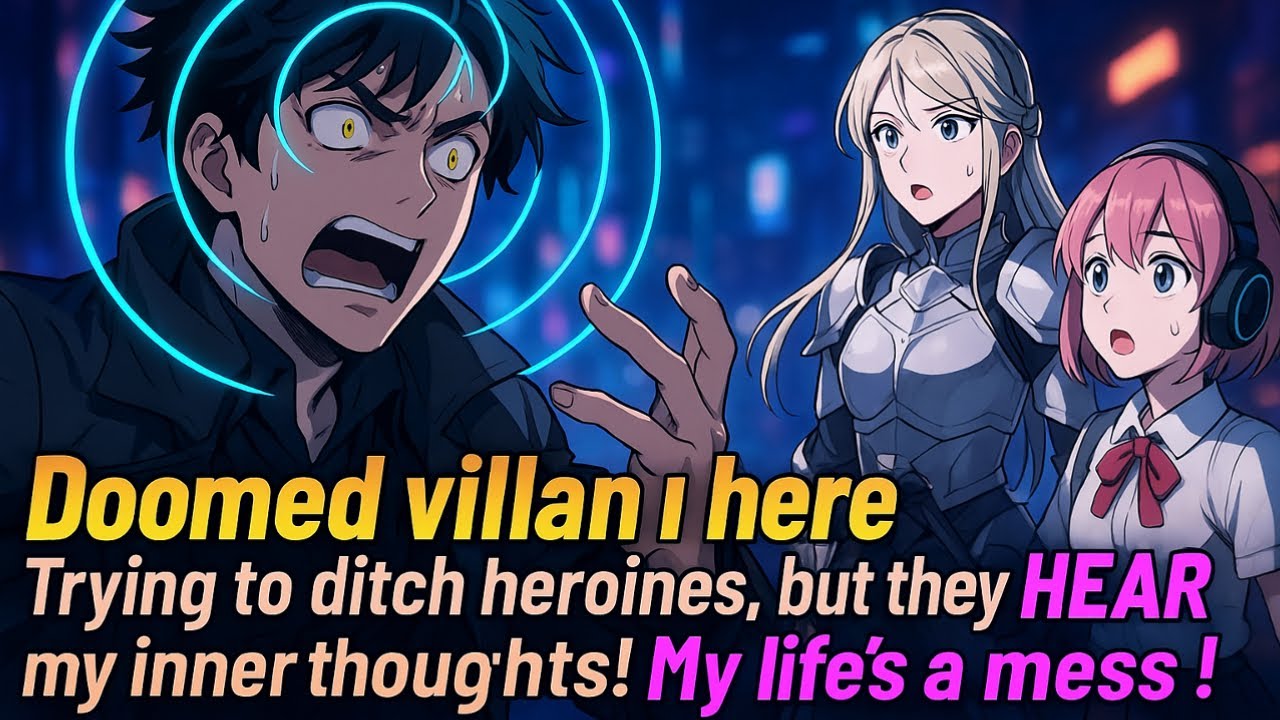 Doomed villain here! Trying to ditch heroines, but they HEAR my inner thoughts! My life's a mess!