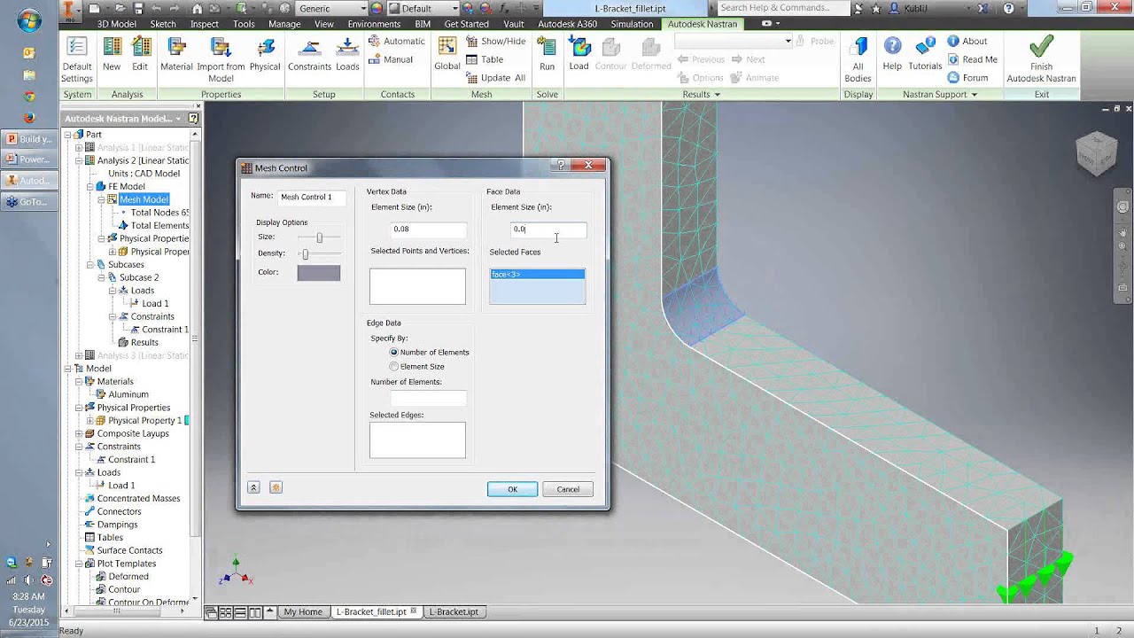 Как узнать, хорошая ли у вас сетка в Nastran In-CAD