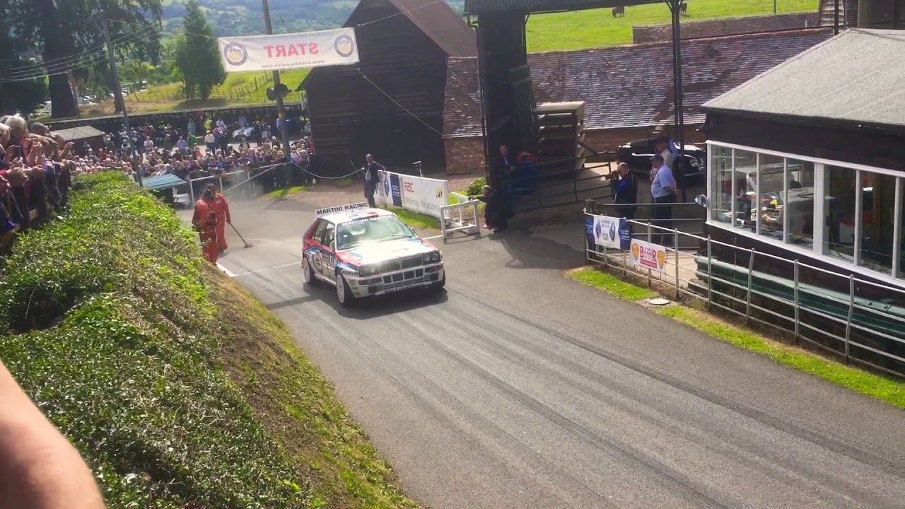 Shelsley Walsh Hill Climb Lancia Delta WRC Group B Start