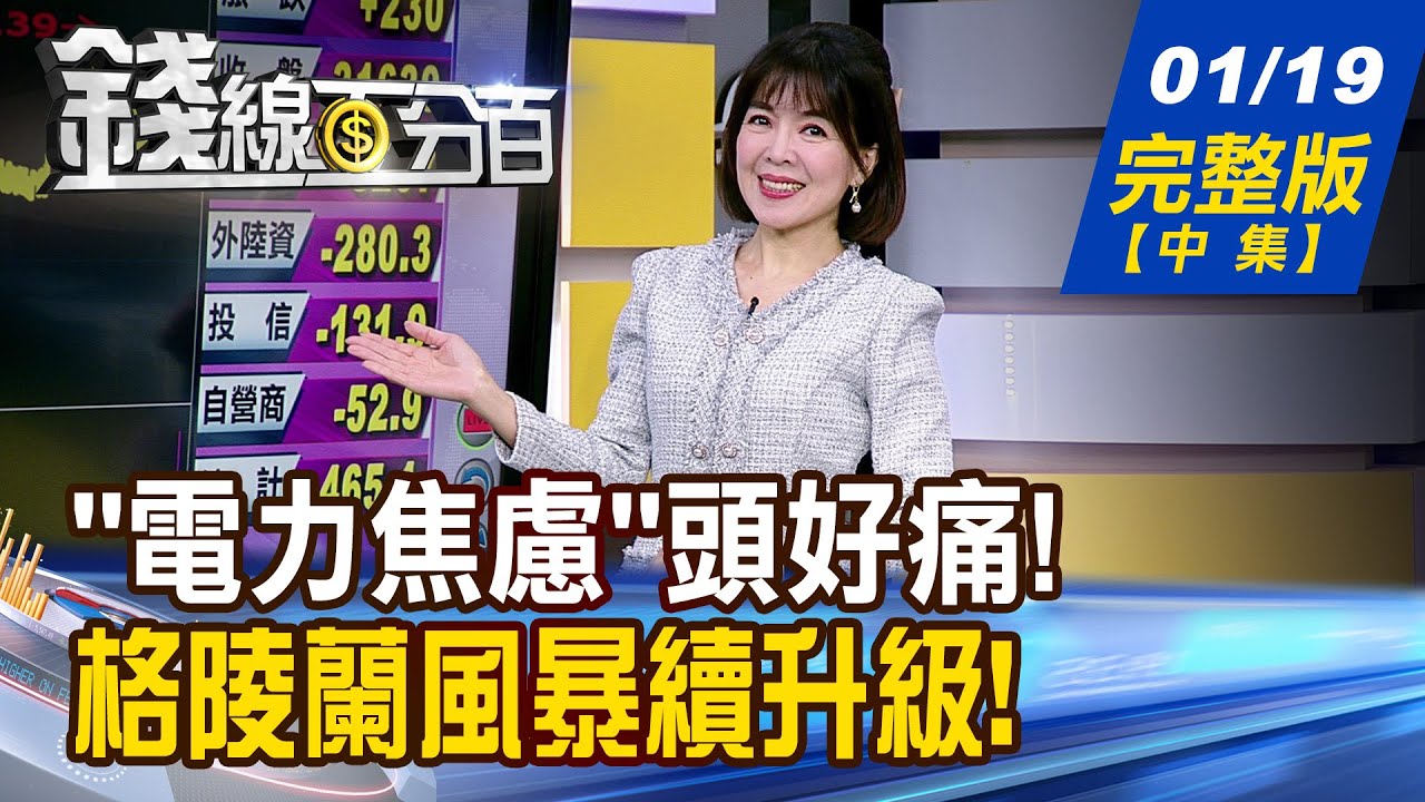 【錢線百分百】20260119完整版(中集)《台股二大利多護體! 多頭這局勝券在握?! 