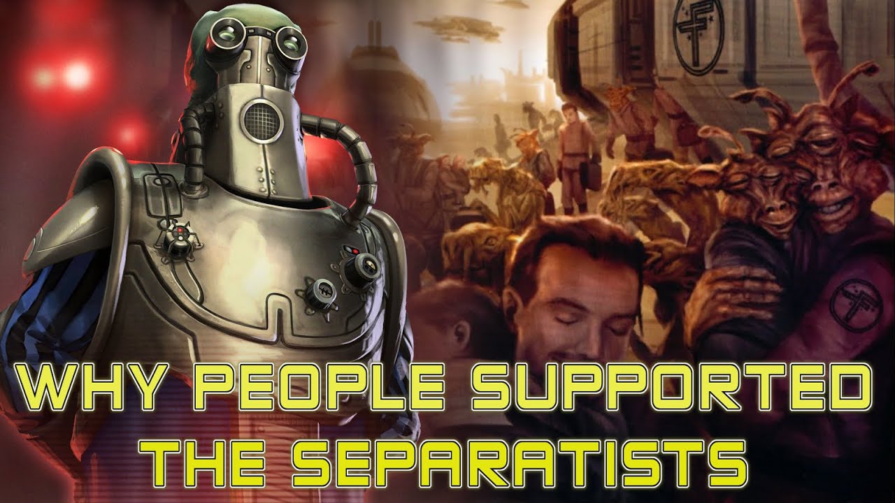Why People Supported The CIS: Star Wars lore
