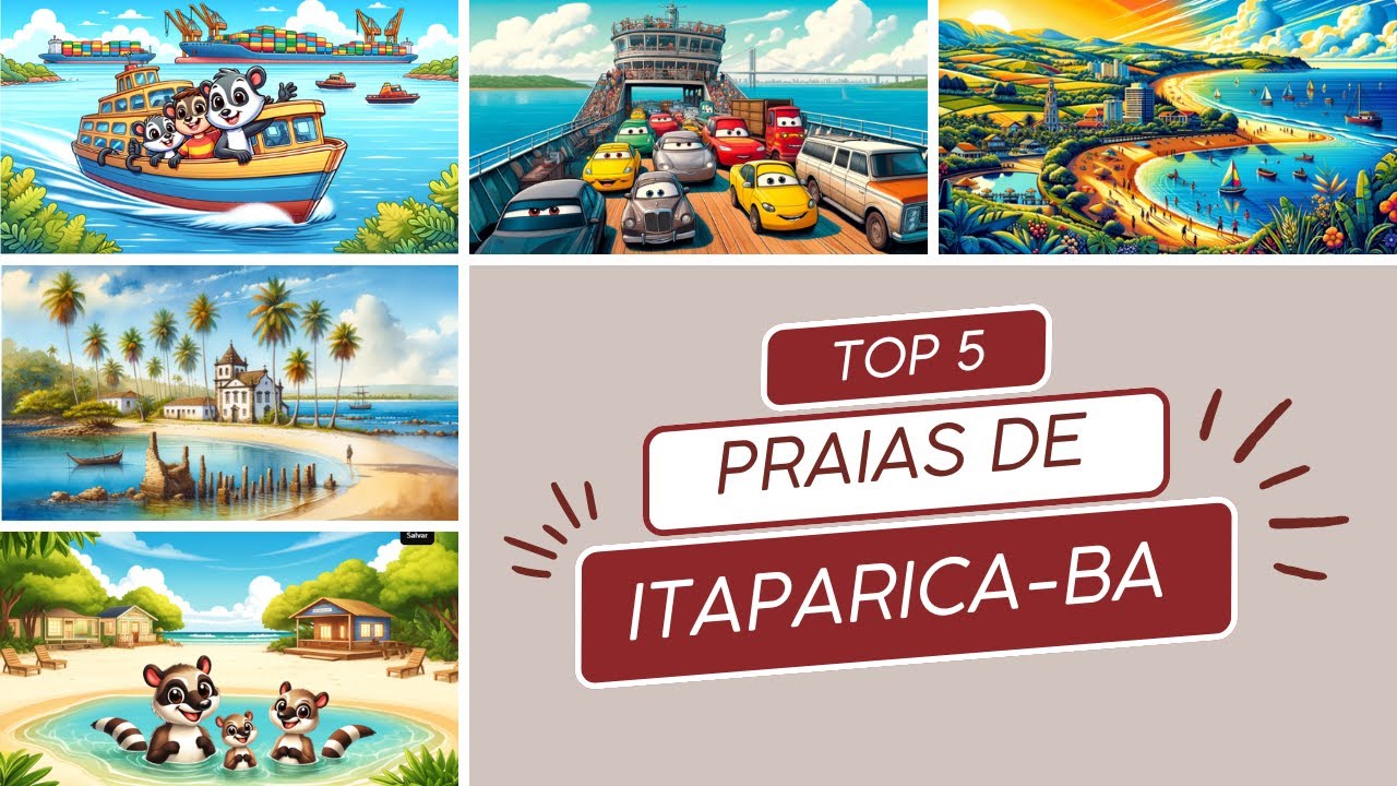 #1150 - As melhores praias de Itaparica- Ba - Expedição Brasil de Frente para o Mar