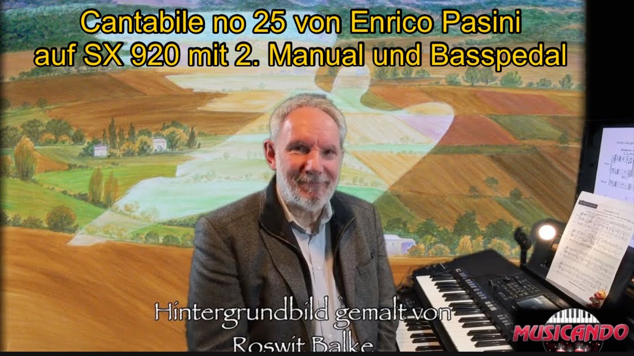 Musicando-Weihnachten 2025, Klaus (Keyboardhugo) spielt Cantabile 25