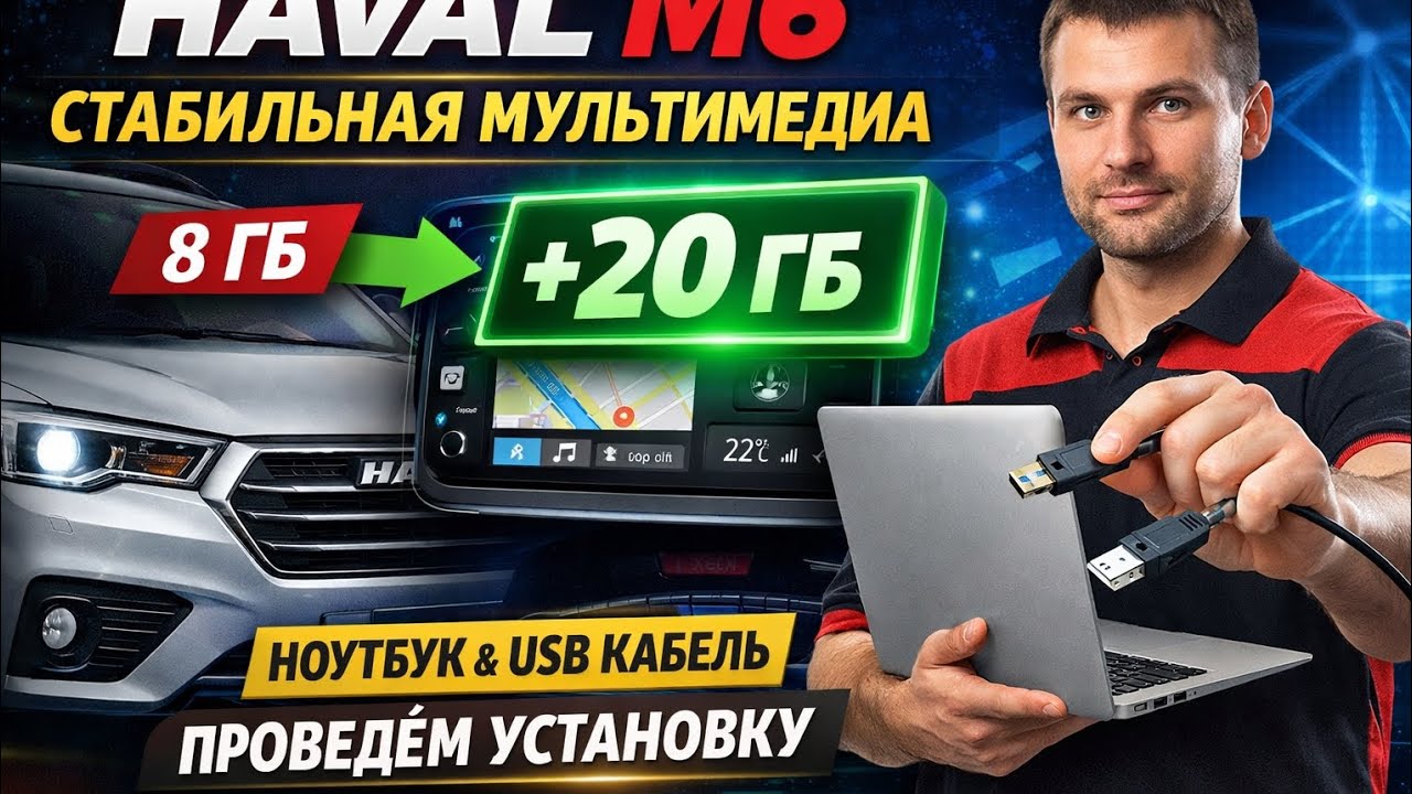 Haval M6 Решение +20ГБ