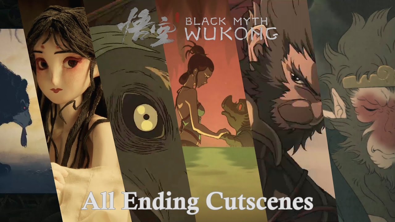 Black Myth Wukong - All Animated Cutscenes (with subtitles)