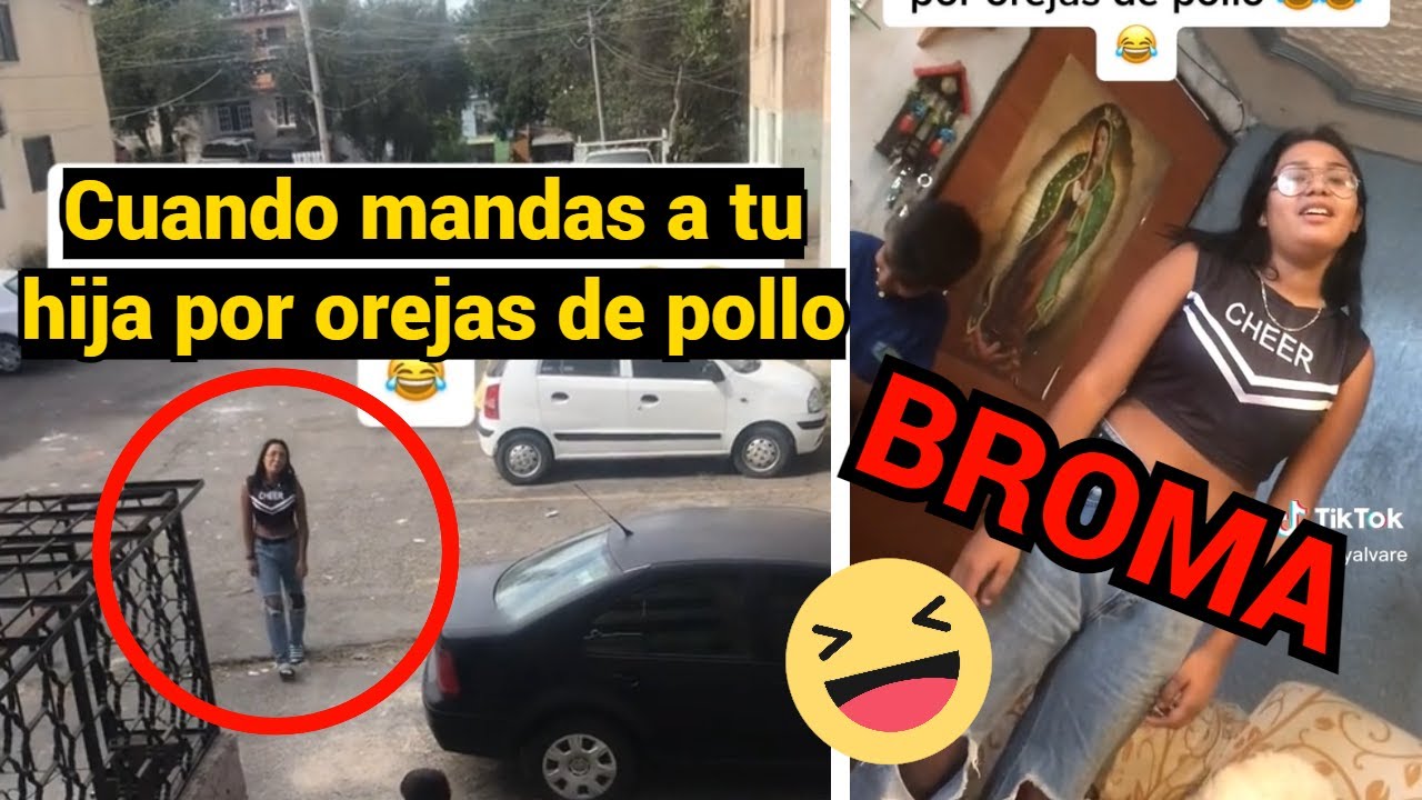 😂 Cuando mandas a tu hija por orejas de pollo