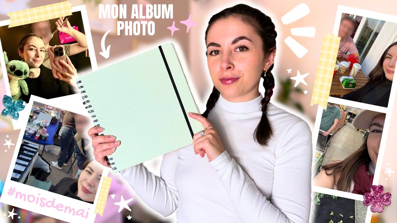 MON ALBUM PHOTO : Page du Mois de Mai | Shescrapbook