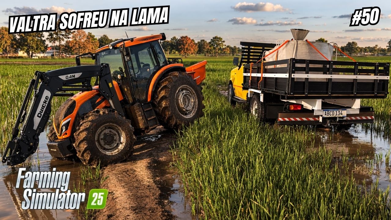 Coloquei a Chevrolet D20 no puxe do Adubo | Herança do Vô | Farming Simulator 25 | Ep 50