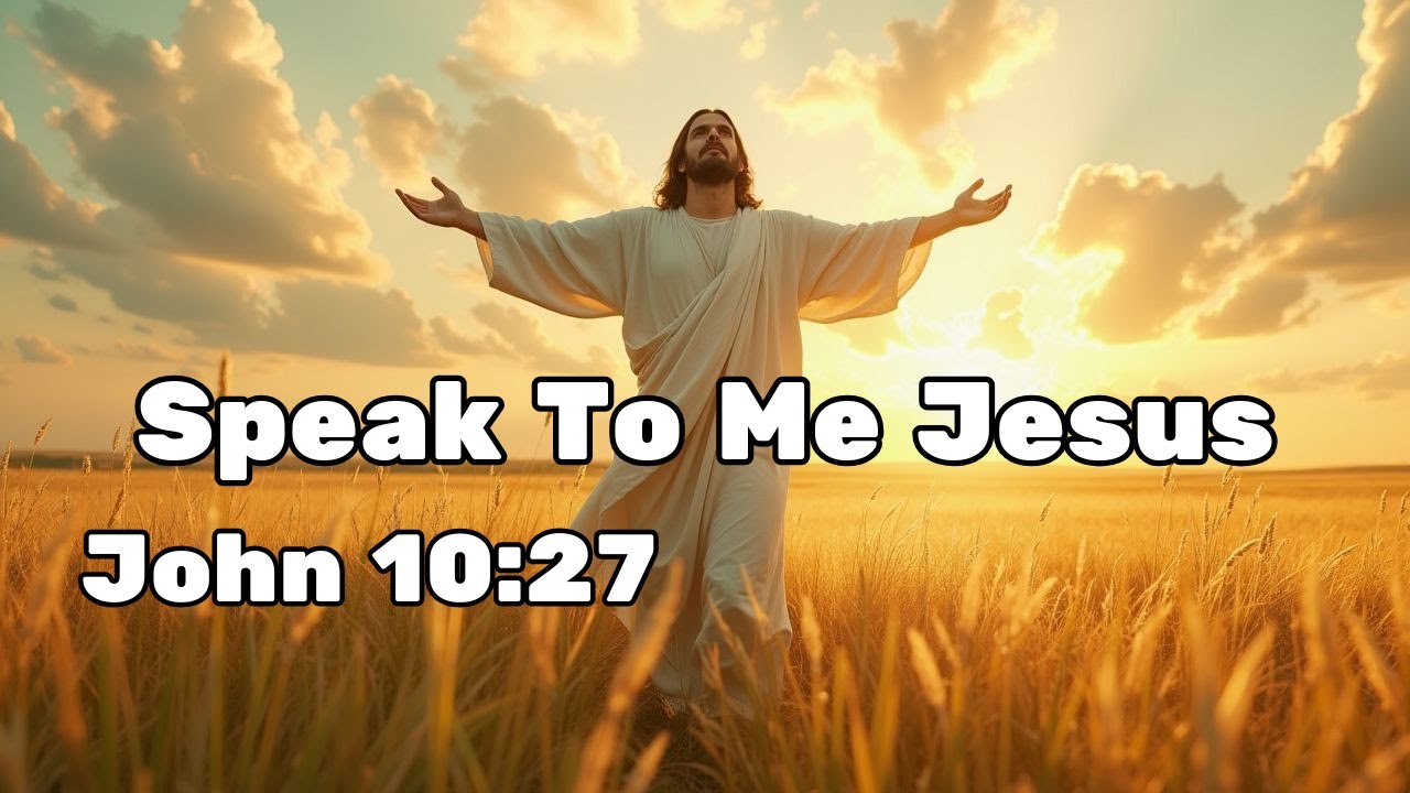 Speak to Me Jesus | Top Christian Worship Song (John 