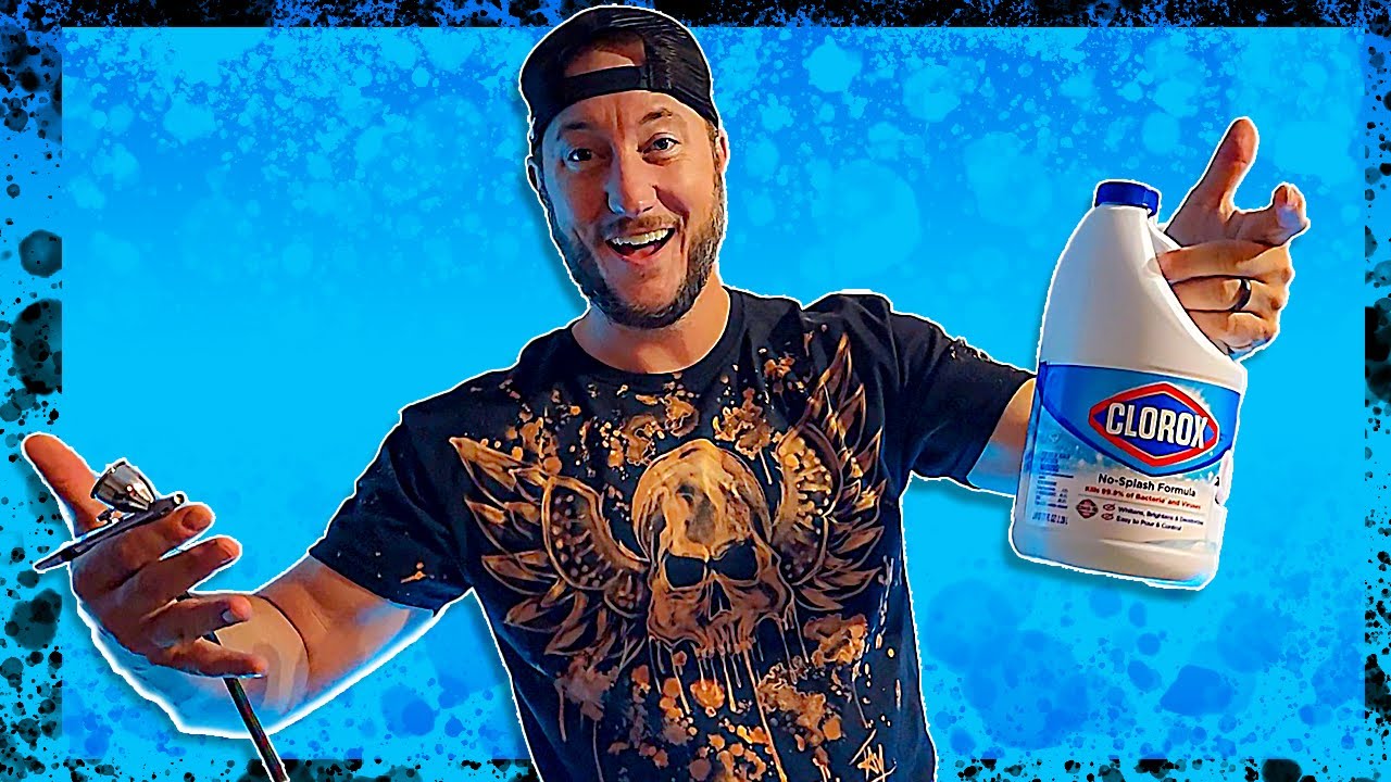 INSANE RESULTS Painting with BLEACH!