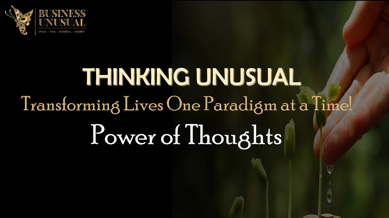 Thinking Unusual:  POWER OF THOUGHTS || Charles Opiyo