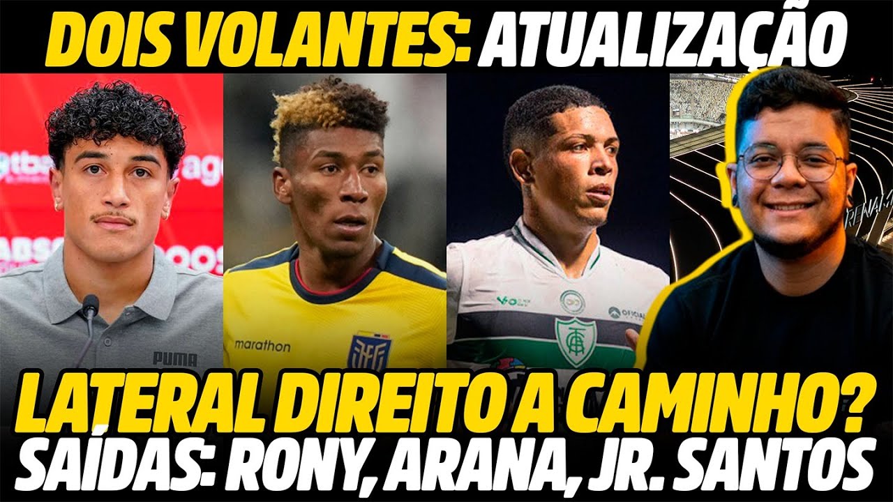 GALO NO MERCADO: DOIS VOLANTES, TOBIAS E RODRIGUEZ NA PAUTA, RONY, ARANA | CAF&Eacute; COM GEVES