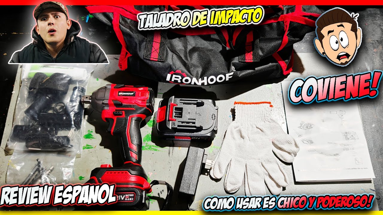 Taladro o Llave De Impacto Inalámbrica 21v 1/2 520 Nm | Review español | Como UsaR ✅| #wallypeimbert