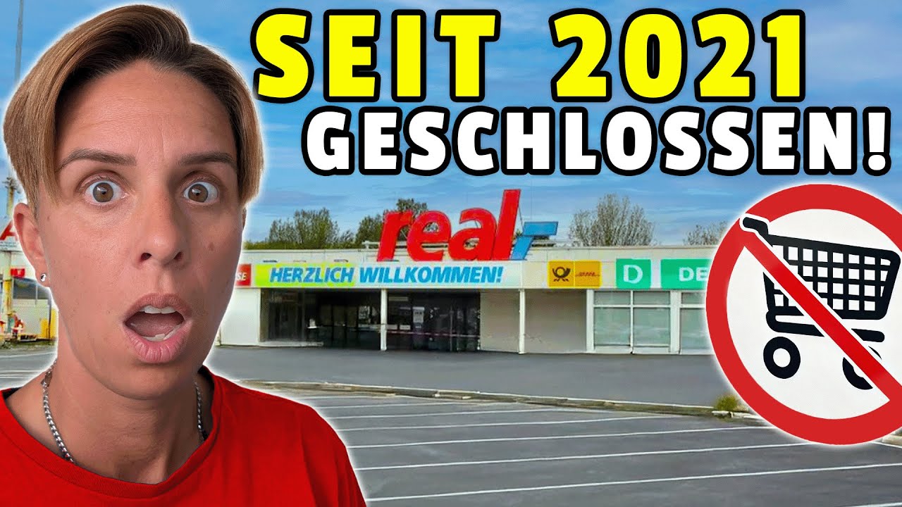 WIR ERKUNDEN EINEN VERLASSENEN REAL MARKT!