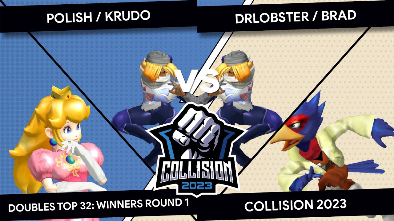 Collision 2023 - Polish/Krudo (Red) VS DrLobster/Brad (Blue) - Top 32 - Winners Round 1
