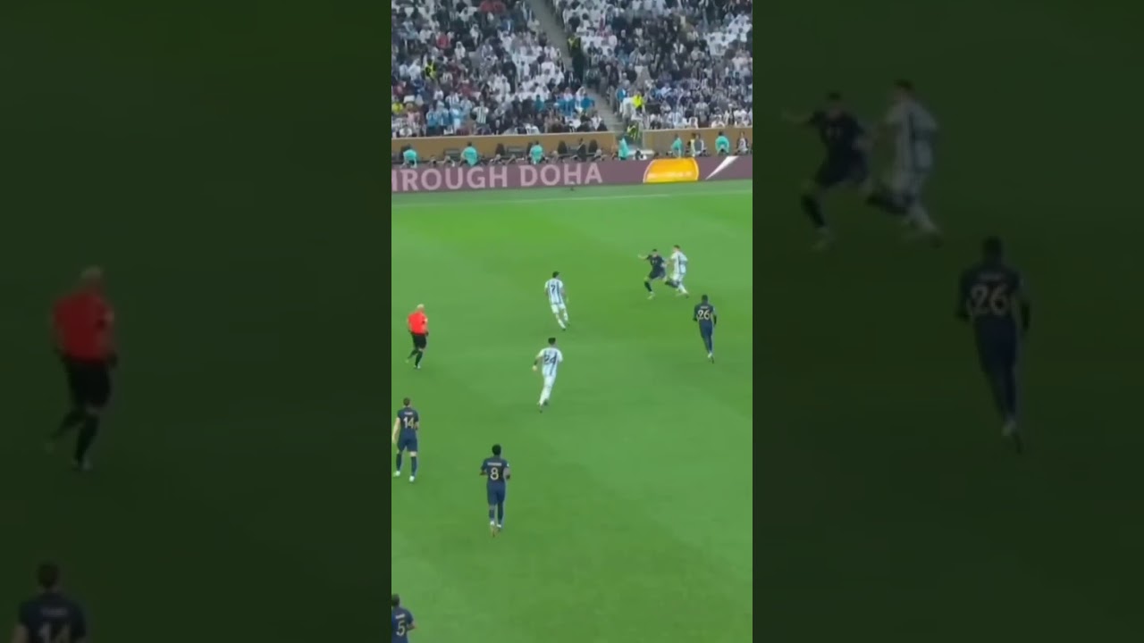 l &eacute;galisation de mbappe face a l'argentine/coupe du monde Qatar 2022 #shorts #football #mbappe