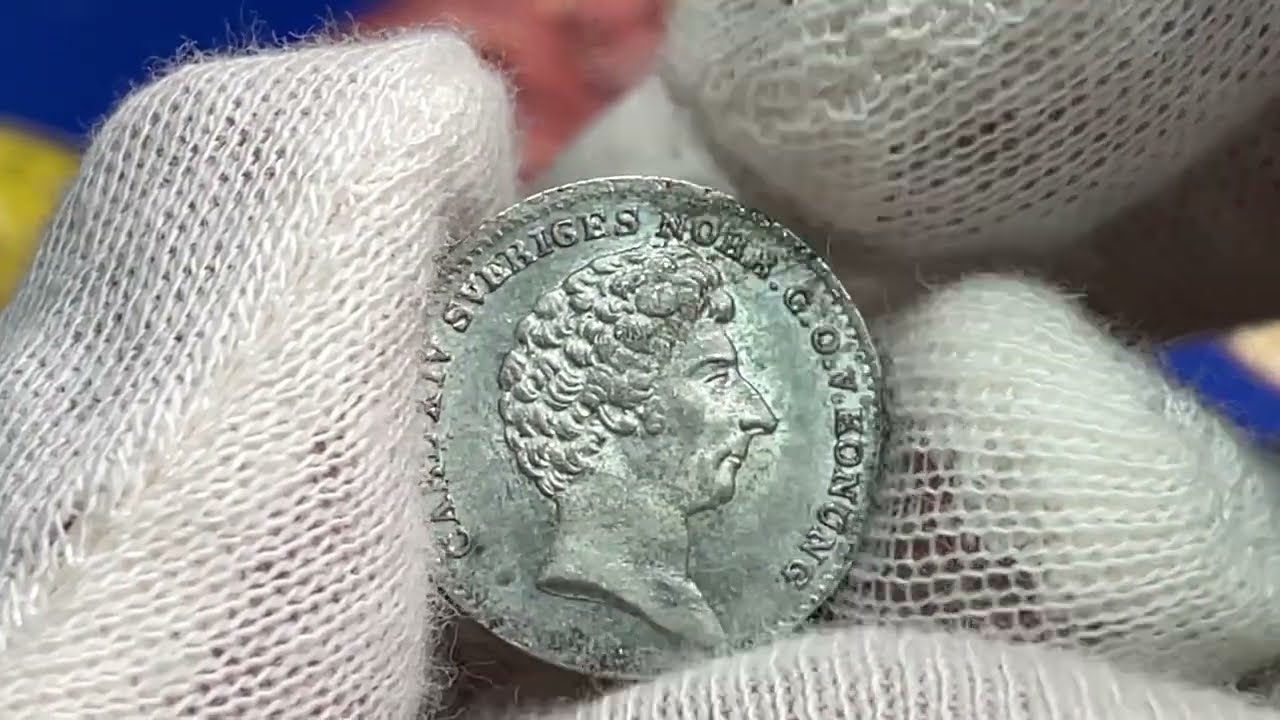 Karl XIV Johan, 1/16 Riksdaler Specie 1835 - Ett vackert ocirkulerat exemplar fr&aring;n Roberto Delzanno