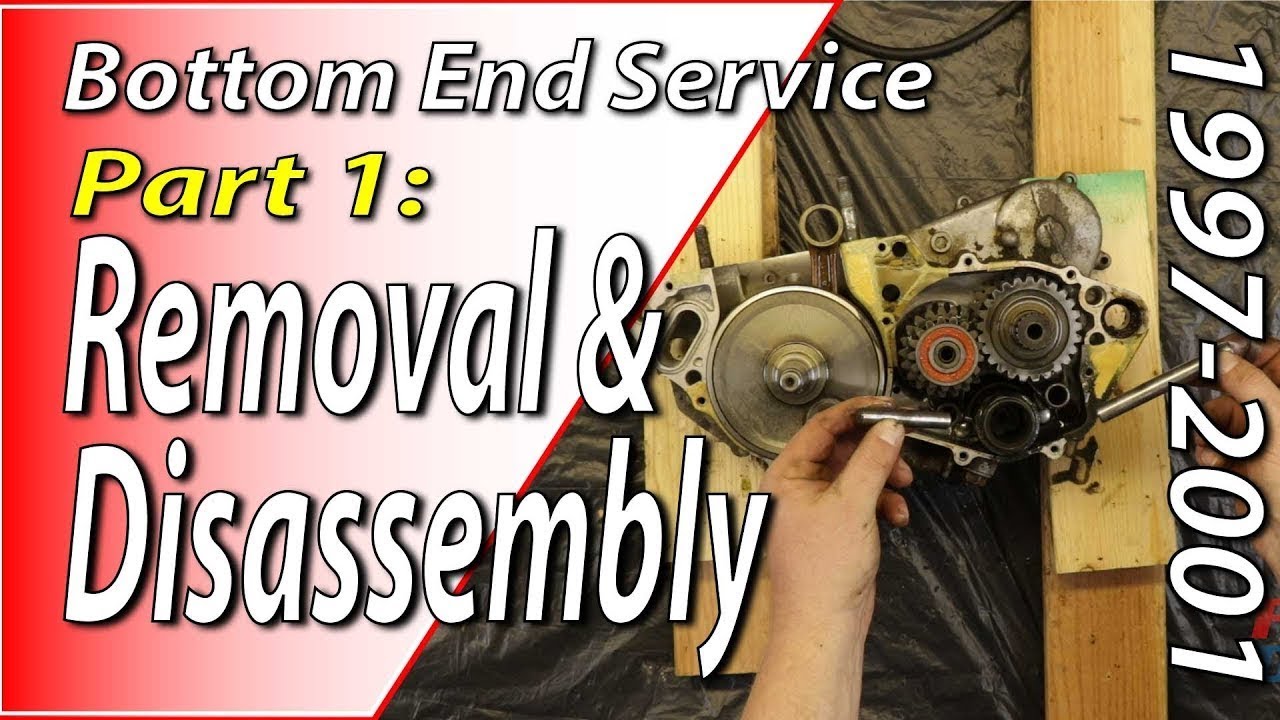 97-01 Honda CR250 - Bottom End - Part 1: Removal & Disassembly