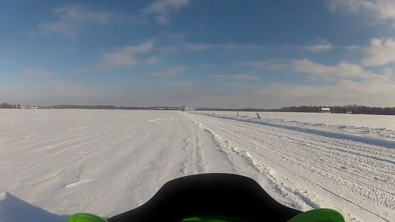 105mph Flyby Arctic Cat Sabercat 700