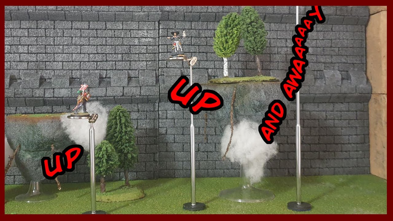 Cheap and Easy Adjustable Flight stands for DND