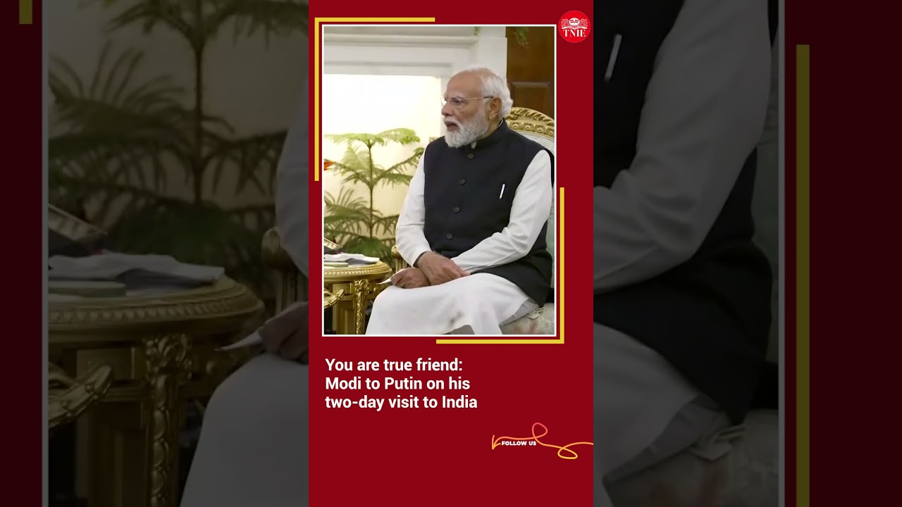 What did Modi say to Putin ahead of India-Russia summit?